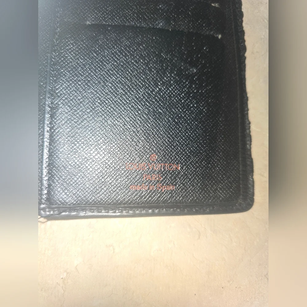 Louis Vuitton Epi Leather Long Bifold Wallet Black